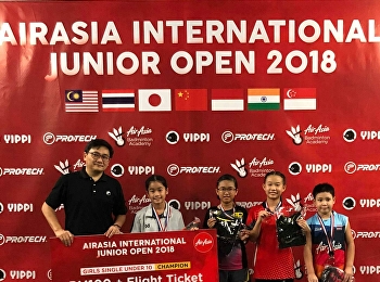 AIRASIA INTERNATIONAL JUNIOR OPEN
CHAMPIONSHIP 2018