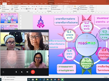 การประชุมonline ความก้าวหน้าRoad map