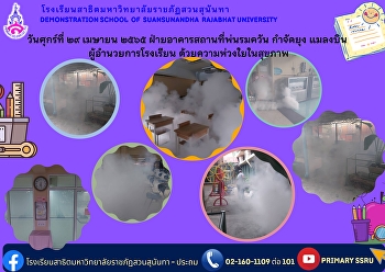 พ่นรมควัน กำจัดยุง แมลงบิน
ผู้อำนวยการโรงเรียนสาธิต
ด้วยความห่วงใยในสุขภาพ