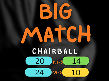 Chairballcompetition, G. 1-3,G. 4-6 the
final