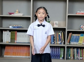 เด็กหญิงภรพชิรา  เกษตรสิงห์
โครงการแข่งขันการพูดสุนทรพจน์ภาษาอังกฤษระดับประเทศ
ประจำปี พ.ศ.2566