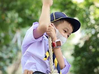 The afternoon adventure activity for the
Cub Scouts consists of 3 adventure
stations, which are: