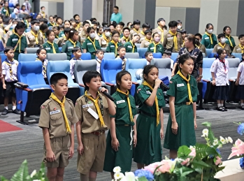 Pictures of the main practice of the Wai
Khru ceremony Academic year 2025