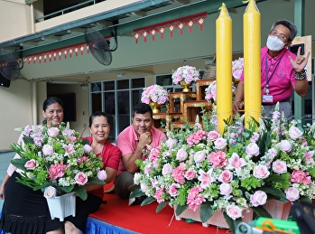 เตรียมความพร้อมด้านสถานที่ในงานถวายเทียน
เนื่องในวันเข้าพรรษา ประจำปี 2568