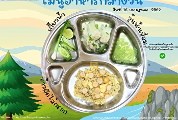 Lunch menu 16 July 2025
