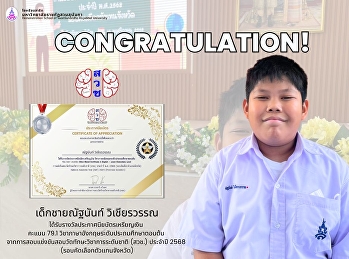 สวช. 79.1 คะแนน
วิชาภาษาอังกฤษระดับประถมศึกษาตอนต้น